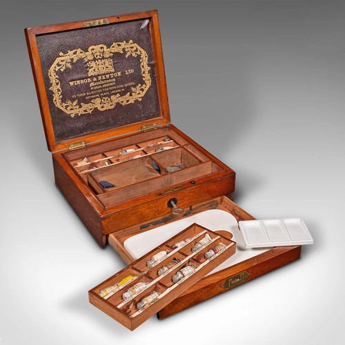 Antique artist paint - artist's,