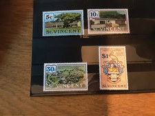 St Vincent 1974 SG 376-79 25th Anniversary of University of  WI Set 4v MNH