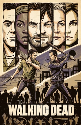The walking dead - dead, grimes