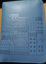 Kikki.k Personal Travel Planner, zipped. Leather