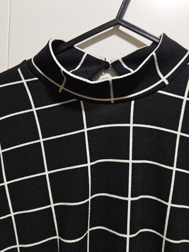 Black white check - check, sleeve