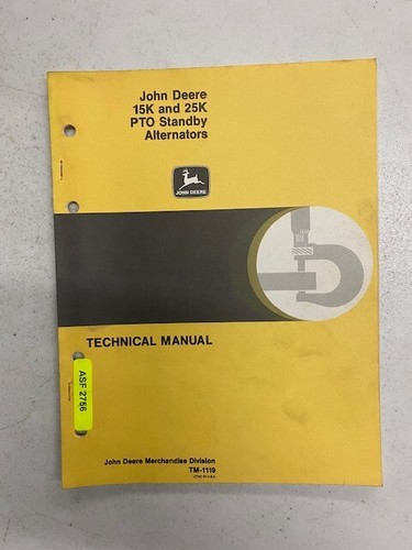 John deere 15k 25k - john,