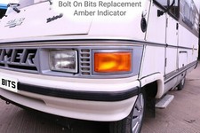 Pair of Front Amber Indicators for HYMER A Class Motorhome B544 B534 B584