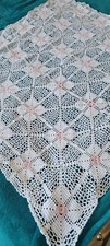 Vintage crochet blanket - vintage,