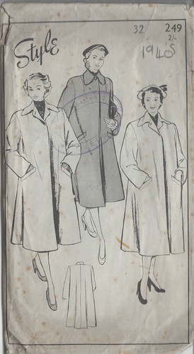 1940s vintage sewing pattern - sewing,