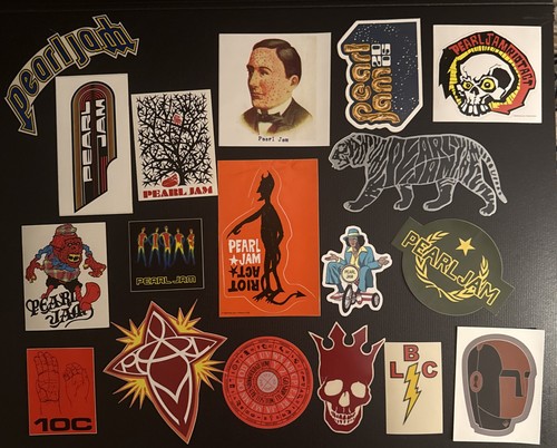 Pearl jam sticker lot - jam,