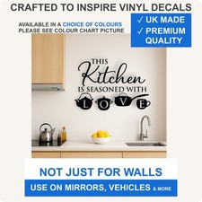 Kitchen Wall Decal Vinyl