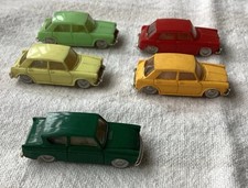 5 x Minix Cars - Morris 1100 & Ford Anglia - 00 gauge