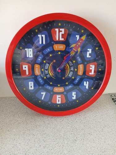 Wall clock kids rocket - rocket, design