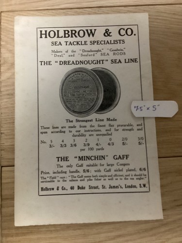 1911 antique advert holbrow - 1911,, advert,