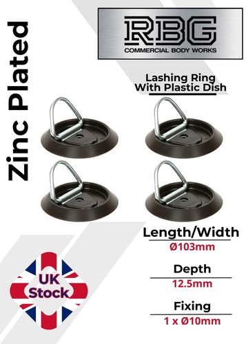 Tie down lashing ring - 4x,