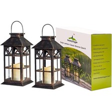 solar lanterns classic bronze