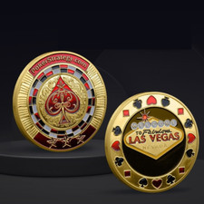 Las Vegas Gold Poker Chip