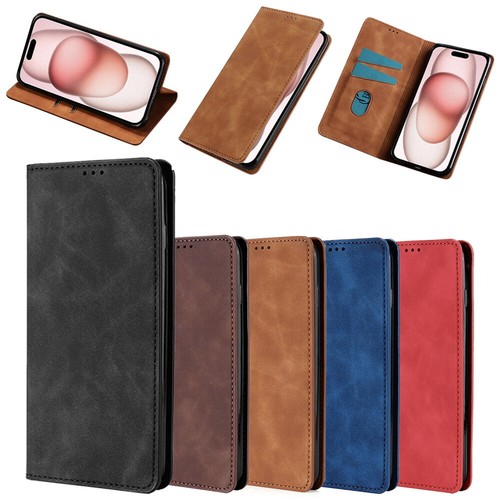 Magnetic leather case - leather, sony