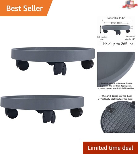 Heavy duty plant caddy - caddy, with