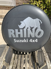 Suzuki 4x4 Rhino Spare Wheel Tyre Cover Hard Plastic Front