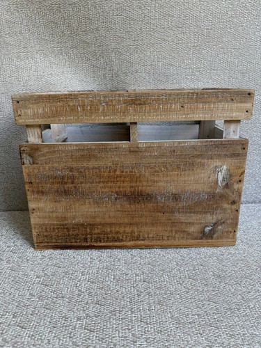 Crate reclaimed wood storage - reclaimed,