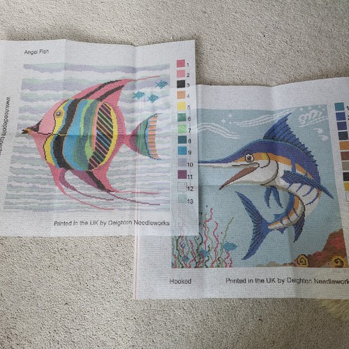 Printed needlepoint tapestry - printed,