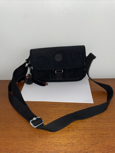 Kipling black crossbody lined - black,