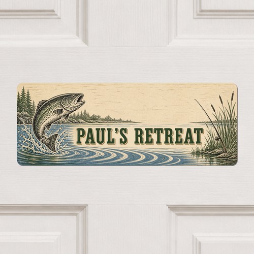 Personalised fishing retreat - personalised,