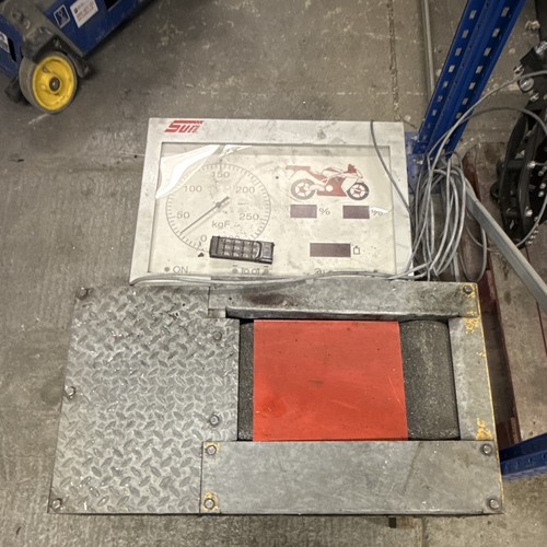 Motorcycle brake tester - motorcycle,