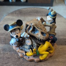 Vintage Disney Collectible Animal Kingdom Figurine Clock Big Dig in the Boneyard