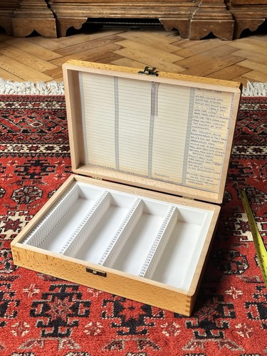 Vintage wooden storage box - vintage,
