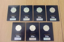 2019-2025 7 x 50p COINS -
