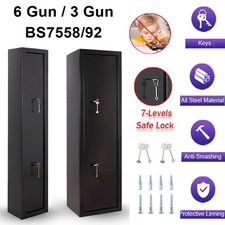 6gun cabinet lockable safe - lockable,