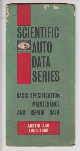 1959 austin a40 farina a2s6 - farina,