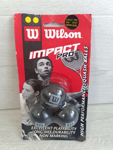 Wilson impact pro squash balls