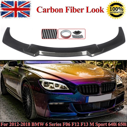 Carbon look front bumper - carbon,