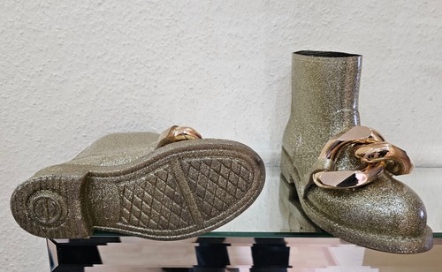 Gold ankle boots - , 40