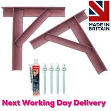 Chimney Removal Kit Gallows - 2 Brackets & Fixings NEXT DAY