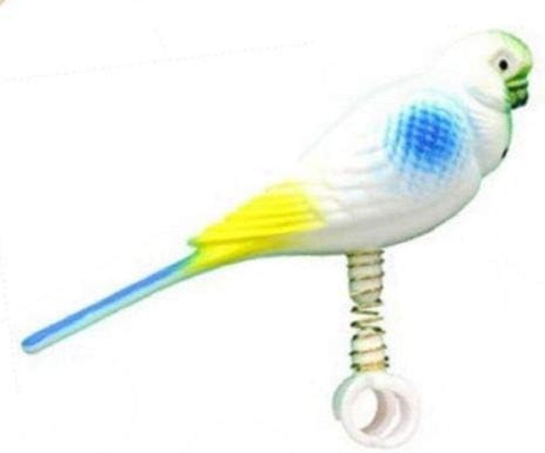 Caged bird fake plastic buddy - fake,