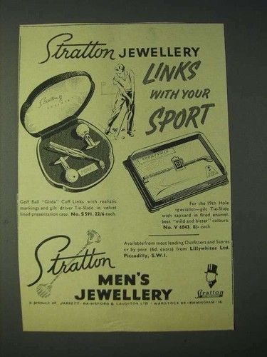 1958 stratton golf ball - stratton,