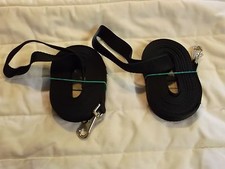 Pair of Long Lines - Long Reins 18' Assorted Colours Full Size
