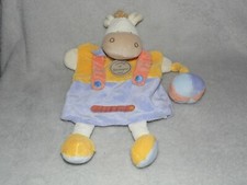 Doudou et Compagnie horse comforter soft toy orange puppet blankie