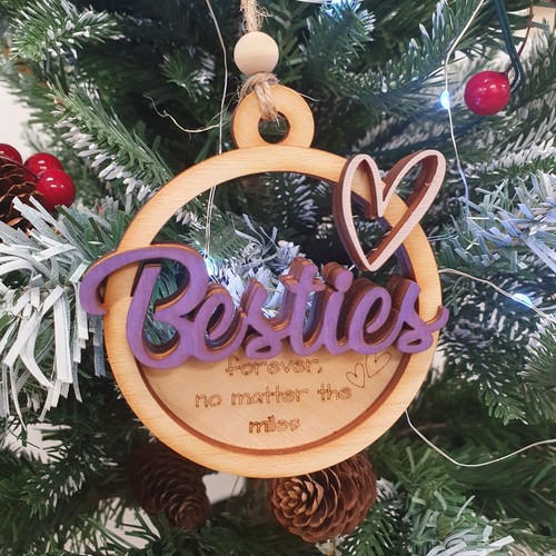 Bestie christmas tree - bestie,