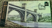 SPECIAL RAILWAY BUCKINGHAM FIRST DAY COVER  TRAIN COVER BRITANNIA BRIDGE 2022.