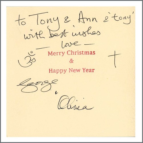 George harrison handwritten - harrison,