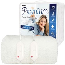 Electric Blanket Double King Size Heated Mattress Cover Washable Dual Control