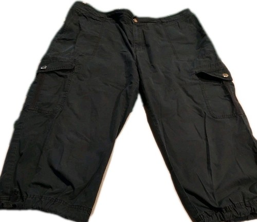 Chaps cotton cargo capri pants - chaps,