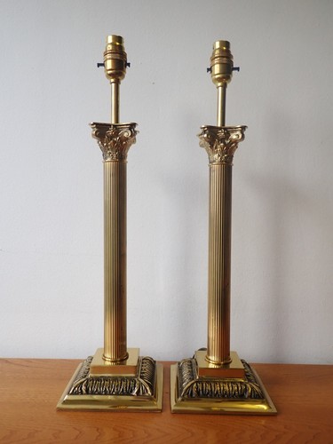 Pair vintage brass - pair,