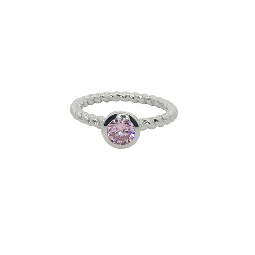 925 solid sterling - solid, pink