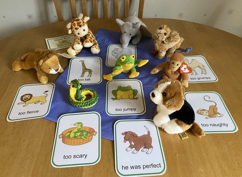 Small dear zoo story sack - story,