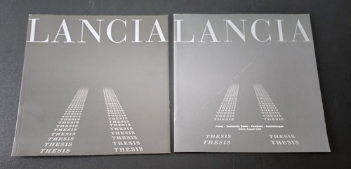 Lancia thesis brochure 2003 - thesis,
