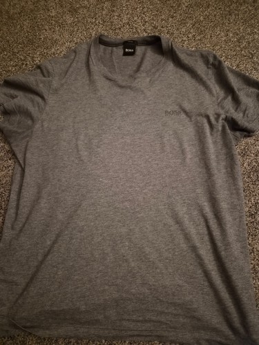 Hugo boss grey shirt - hugo, t-shirt