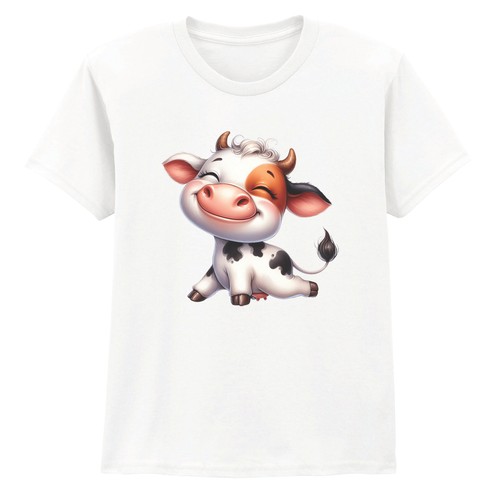 Cute cow kids shirt happy - cow,