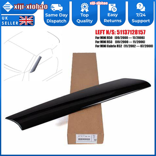 Left pillar molding trim - a,